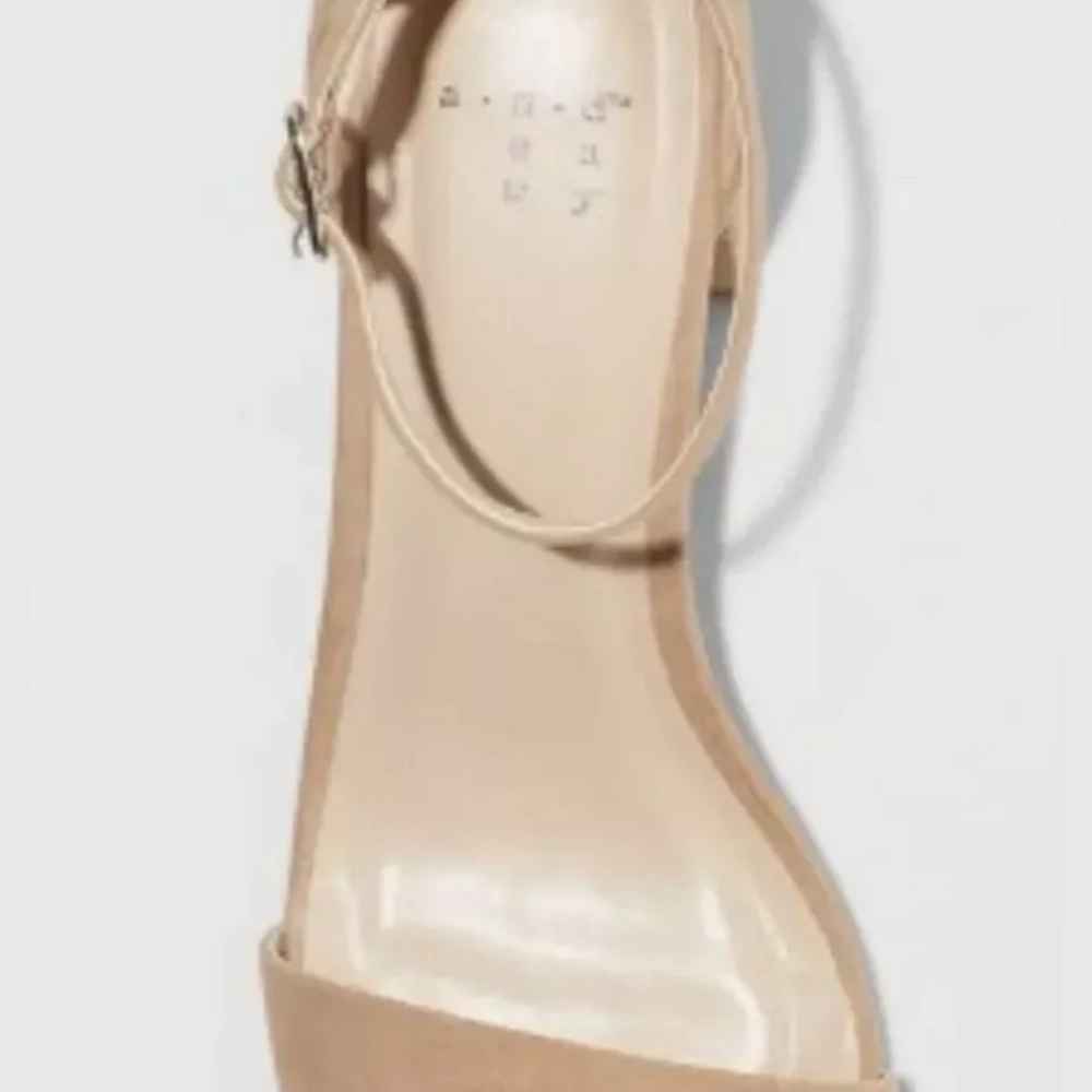 NWT A New Day Taupe Block Heels 12 New In Box - Picture 3 of 5